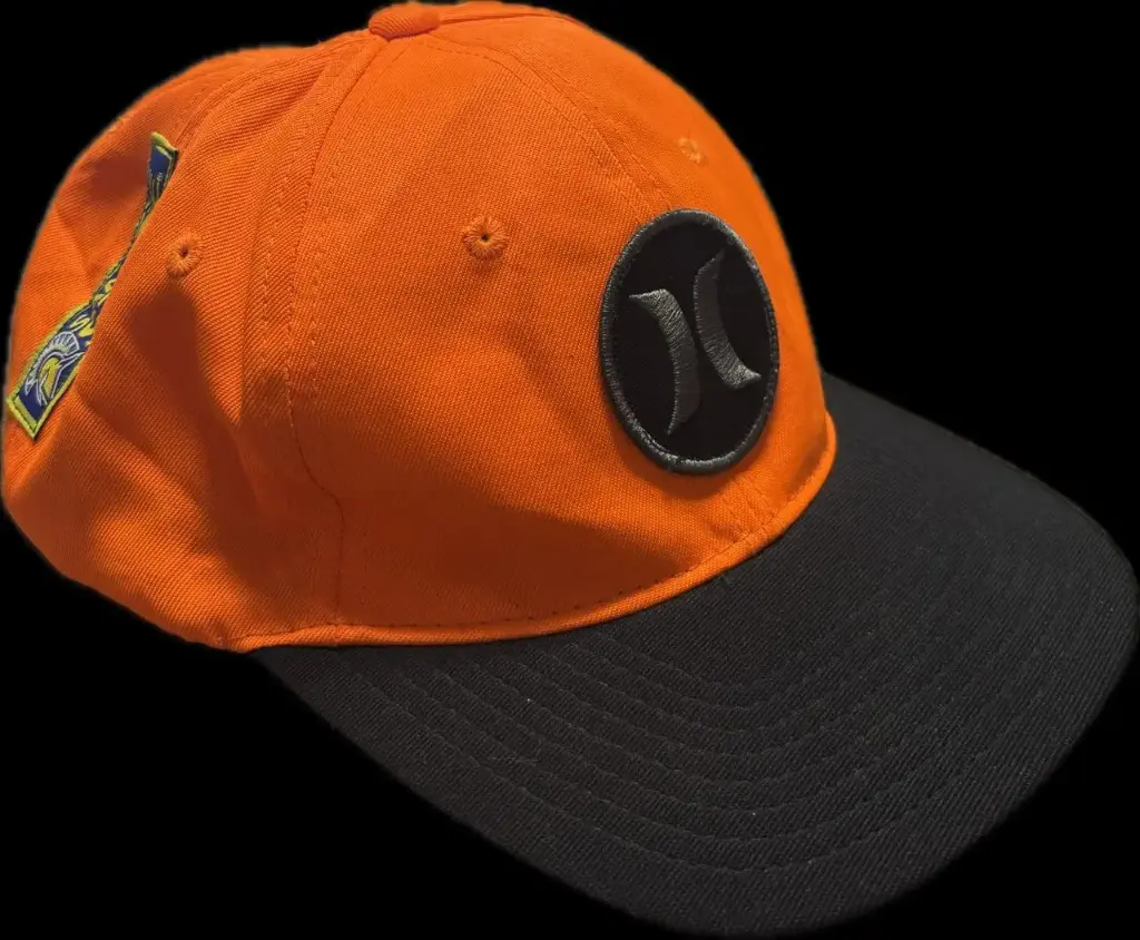 Gorra Naranja y Negro Hurley