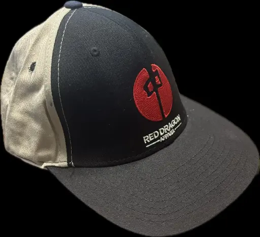 Gorra Café y Negro Red Dragon