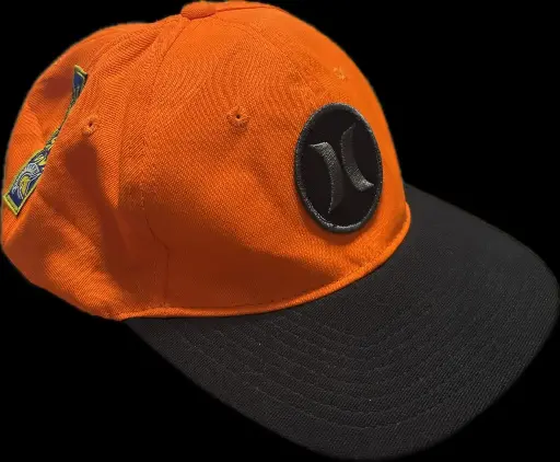 Gorra Naranja y Negro Hurley